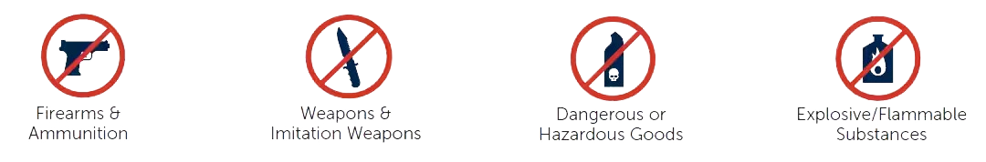 prohibited items